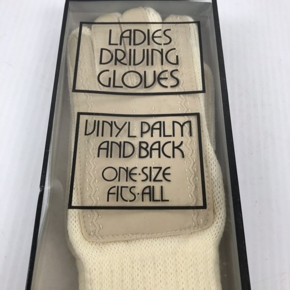 Ladies Driving Gloves - Cream